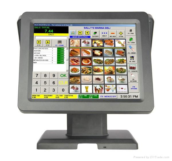 15" D525 Dual Screen All In One Touch POS Terminal 4