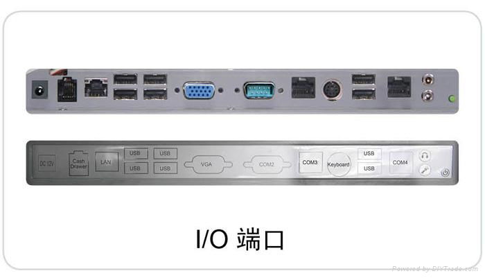 15" Dual Screen All In One Touch POS Terminal 2