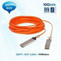 15M 40GBASE QSFP+ active optical cable