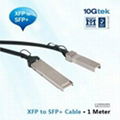 1m Direct Attach XFP to SFP+ copper cable