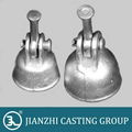 Metallic cap for suspension insulator  5