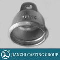 metallic tongue clevis type cap for