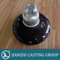 galvanized ball&socket porcelain insulator cap 2