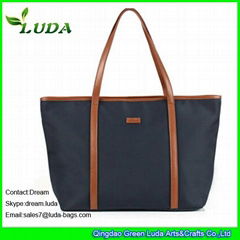 LUDA 2014 New Style Straw Bag Canvas Straw Bag Wholesale Straw Bag