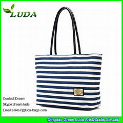 2015 New Fashioned Straw Bag Canvas Straw Bag Wholesale Straw Beach Bag