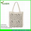 LUDA Fashionable Straw Bag Canvas Straw