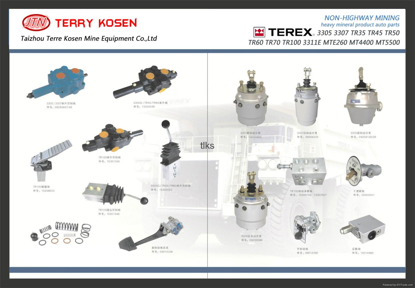 Terex parts