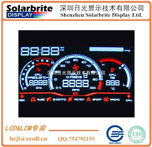 car odometer or car instrument lcd panel