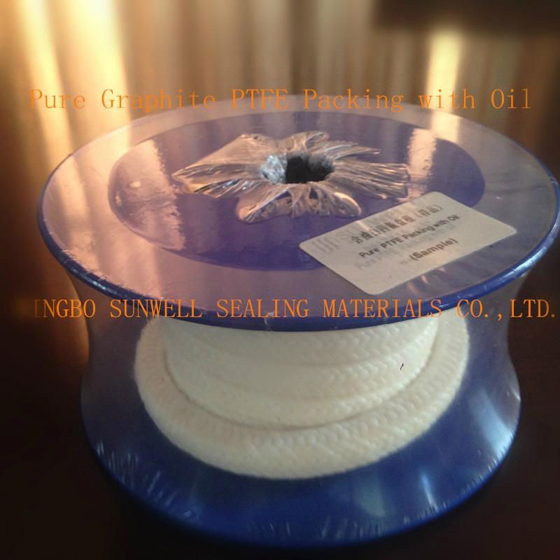 Pure PTFE Packing with Oil 2
