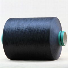 high tenacity jinfu polyester black fancy yarn(150D/48F/2 HIM)