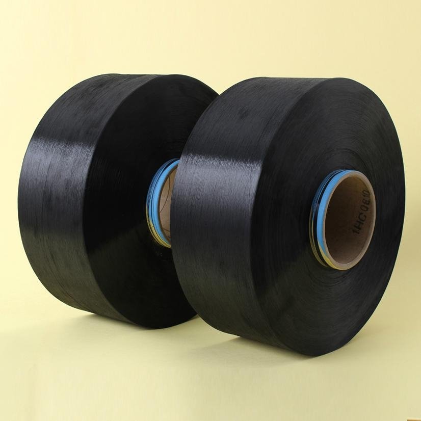 black polyester FDY filament yarn for hand knitting