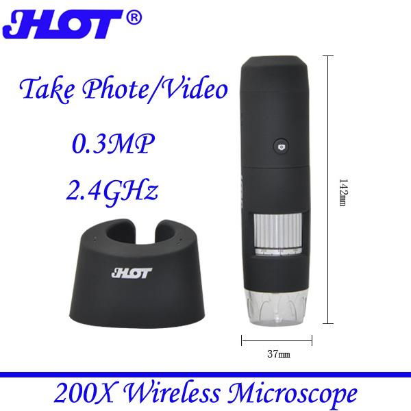 Professional manufacturing 200X wireless USB digital microscope for windows PC o 2