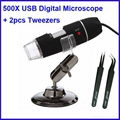 500X usb digital microscope with measurement function