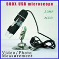 500X usb digital microscope with measurement function 2