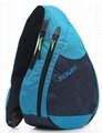 nylon single shoulder strap trangile sports bag/messanger bag 3