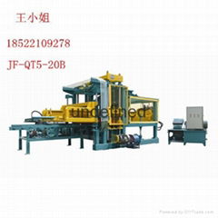 JF-QT5-20B  2015  hot sale model semi automatic hollow cement brick machine