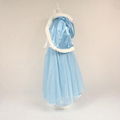 GIRLS PRINCESS DRESS + robe for tall 110cm -150cm free shipping  2