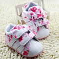 Baby toddler shoes Pink Camouflage for 0-18months old free shipping cost  