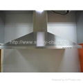 Pyramid Shape Slim Range Hoods with