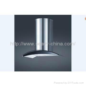 touch switch cooker hood extractor with LED light