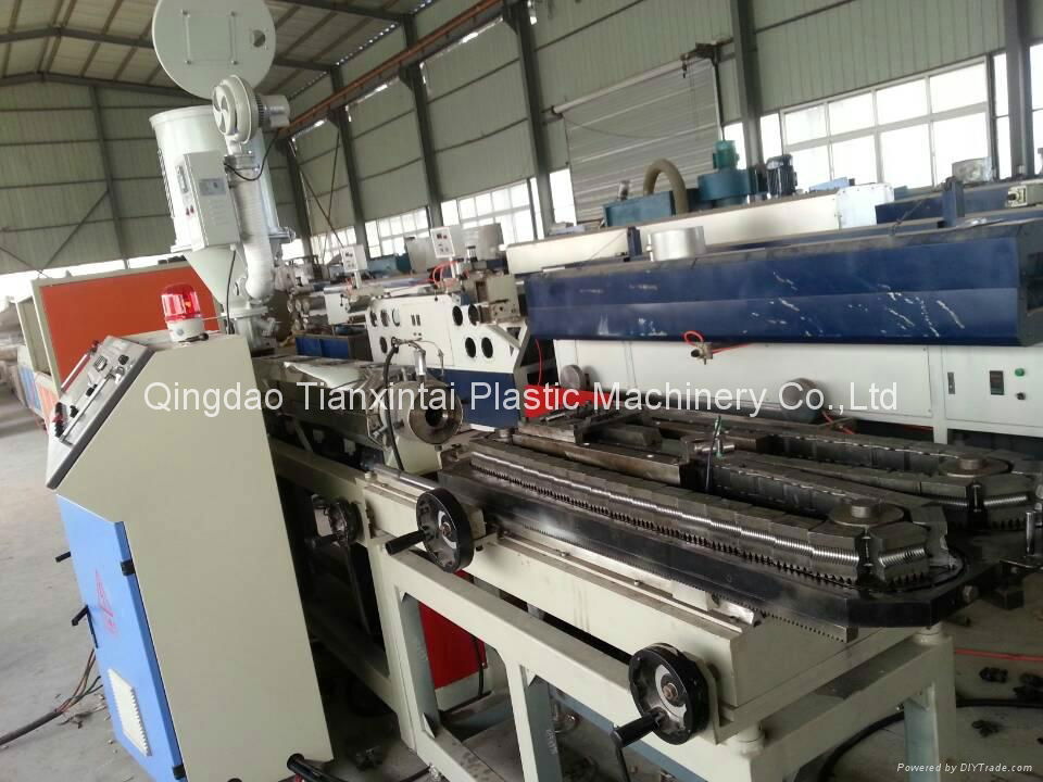 Plastic single wall corrugated pipe extrusion machine 2