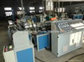 PE carbon spiral reinforced pipe extrusion line 1