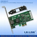 pci express 10/100/1000Mbps rj45 connector network lan card 1