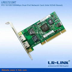 PCI Gigabit Dual Port Lan Network Adapter (Intel 82546 Based)