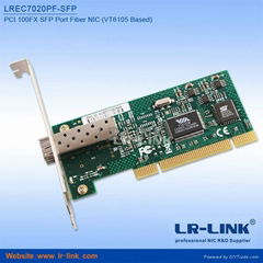 PCI 100FX SFP Port Fiber Optic Network Card  (VT6105 Based)