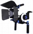Professional Photographic Mult-function DSLR And Video Camera Shoulder Rig Mount 5