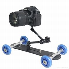 Mini Blue Fashion Salable DSLR Camera Video Camera Camcorder Track Slider Dolly