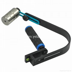 Inner Contained Spirit Lever Aluminum Alloy Single Handheld Light DSLR Camera vi