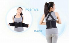 AFT-Y001 Adjustable Lower Back Brace Support Belt with Suspenders