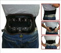 leather lumbar pain back brace