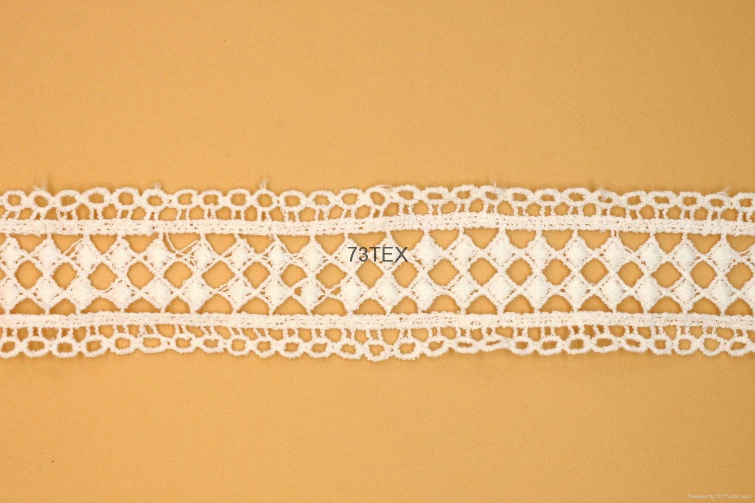 soluble lace，embroidery lace，cotton lace 3