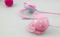 New fashion cute animal shaped ear hook headphones for youth  3