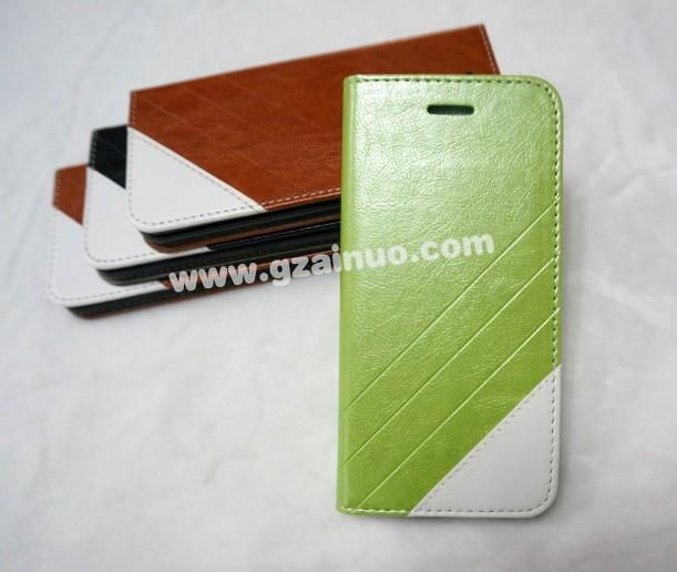 Stylish wallet card holder  leather case for iphone6 2