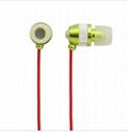 New top quality stereo sound metal earphones headphones  1