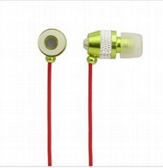 New top quality stereo sound metal earphones headphones 