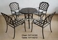 coffee shop table and chairs set 5-piece