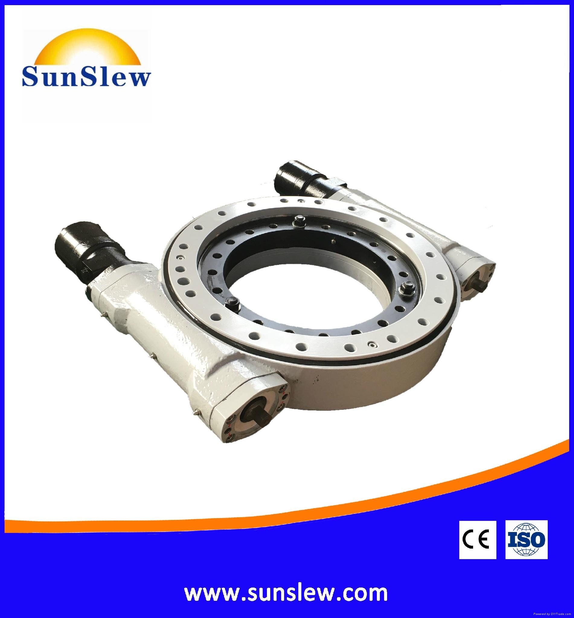 SDL17 slewing ring worm drive slew drive SDL17102 SunSlew (China