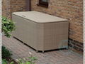 Luxury outdoor PE rattan storage box 2
