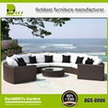 Outdoor  furniture PE rattan garden sofa