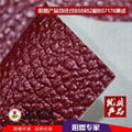 PVC big litchi pattern leather in china 1