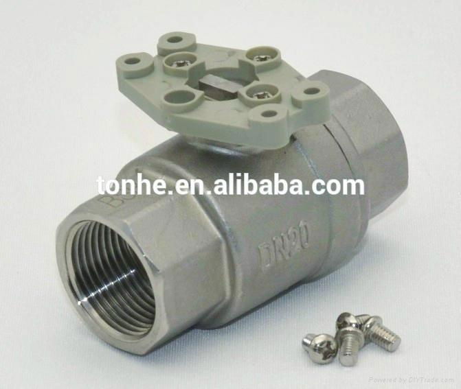 NSF61 Electric Stainless Steel Ball Valve for Drink Water (T20-S2-B) 3