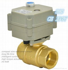 3/4" Elcetric Brass Ball Valve (T20-B2-B)