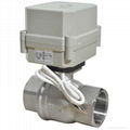 1-1/4" Stainless Steel Electric Actuator Control Ball Valve (T32-S2-C) 1