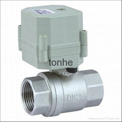 1" AC110v-240v Stainless Steel Electric Ball Valve with CE (T25-S2-C)