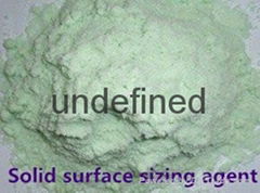 Solid surface sizing agent