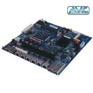 B75 Mini-ITX server mainboard LGA1155 socket max 16GB RAM 12V DC/ATX POW 6*LAN 2